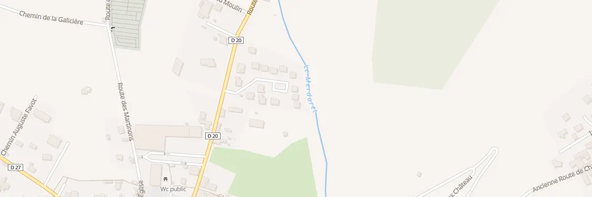 Plan du 6 Rue du Pre de France à Chatte