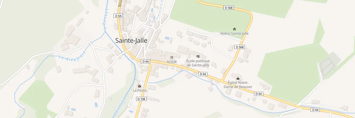 Plan du 5202 Le Village à Sainte-Jalle
