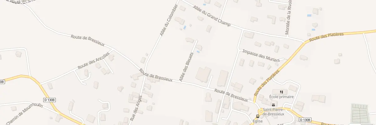 Plan du 80 All des Bleuets à Saint-Pierre-de-Bressieux