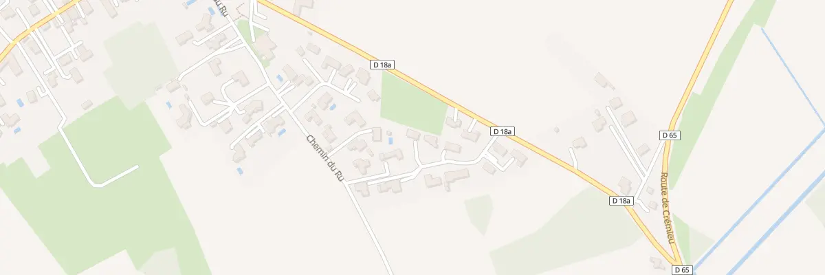 Plan de Pre du Port à Vénérieu