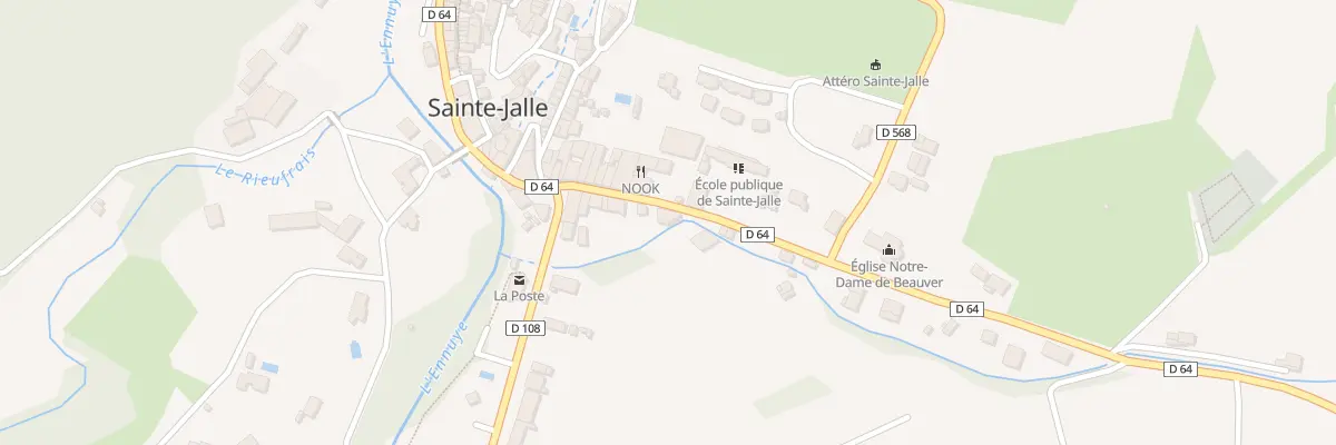 Plan du 5071 Le Village à Sainte-Jalle