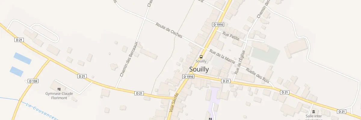 Plan du 23B Voie Sacrée à Souilly
