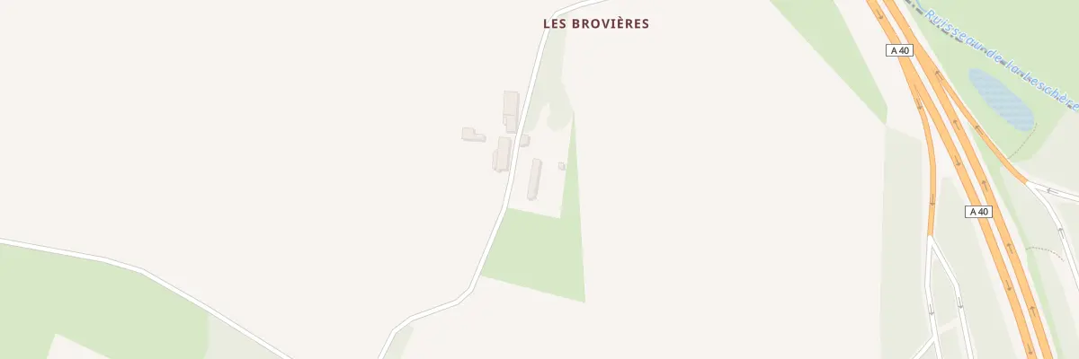 Plan du 5125 Les Brovieres à Certines