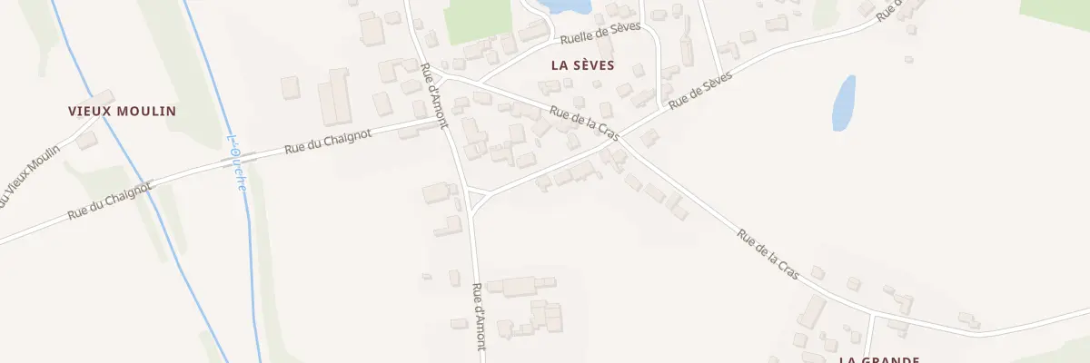 Plan du 1 Rue de Sèves à Échenon