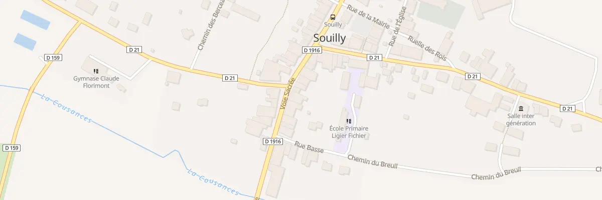 Plan du 8 Voie Sacrée à Souilly