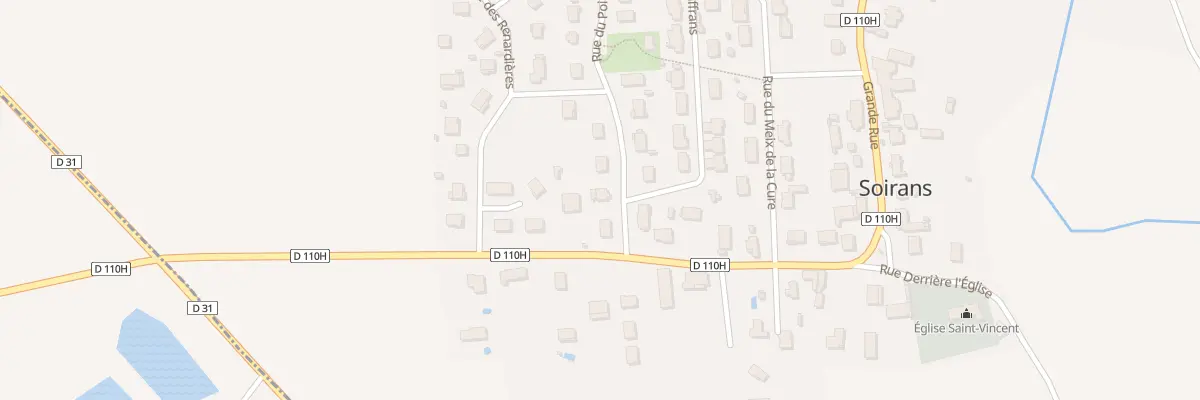 Plan du 3 Rue du Point du Jour à Soirans