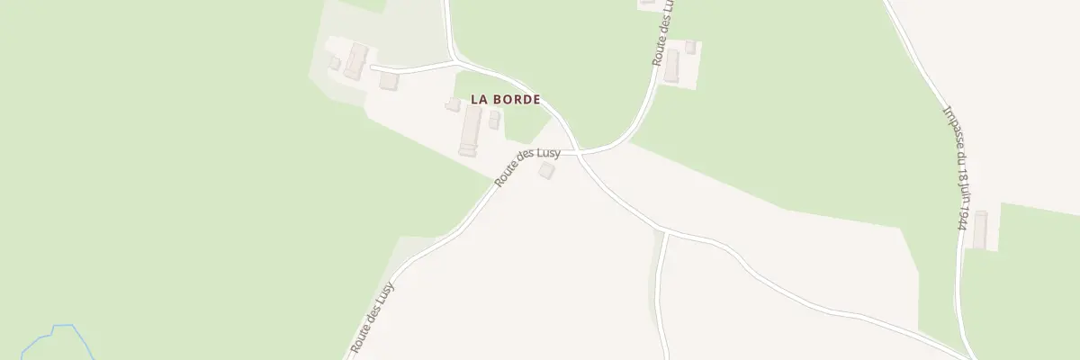 Plan du 540 Rte des Lusy à Domsure