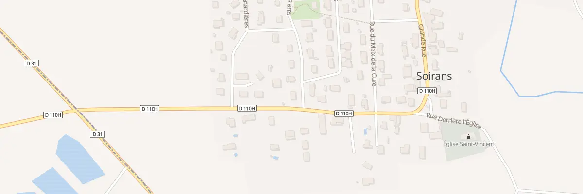 Plan du 1 Rue du Point du Jour à Soirans