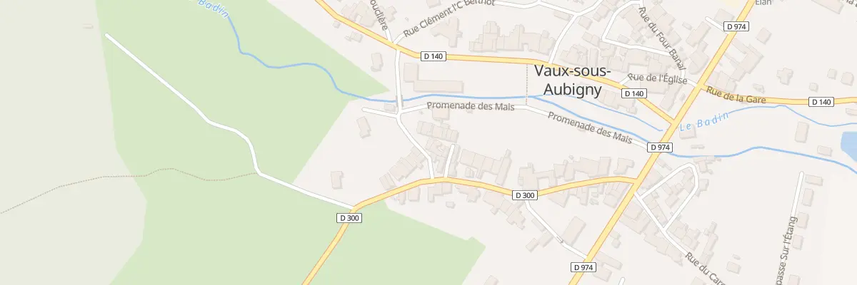 Plan du 6 Rue du Lavoir de Vaux au Montsaugeonnais