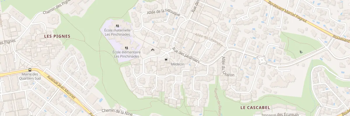 Plan du 21 Rue des jardiniers à Vitrolles
