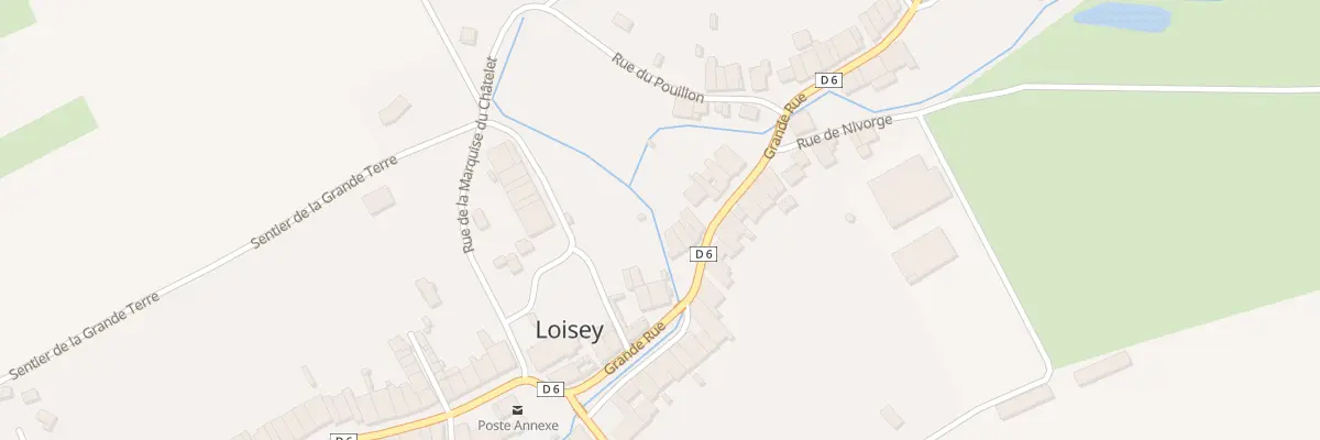 Plan du 85 Gr Grande Rue à Loisey