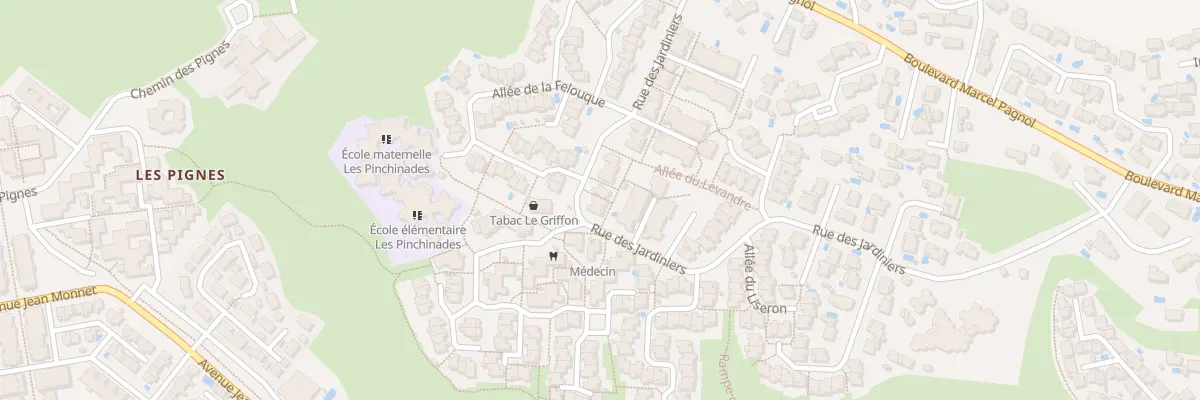 Plan du 12 Rue des jardiniers à Vitrolles