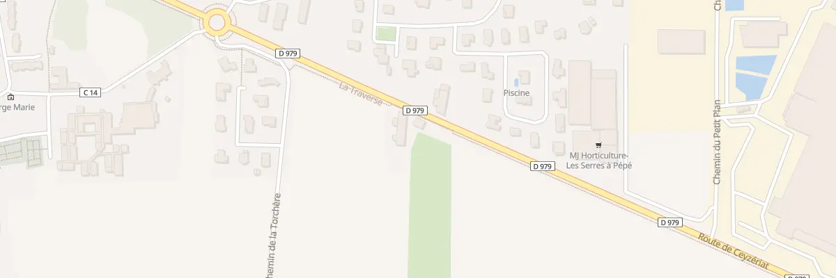 Plan du 1028 Rte de Ceyzériat à Saint-Just