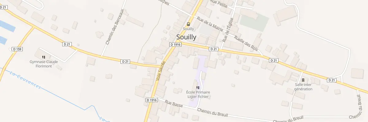 Plan du 2 Rue de Récourt à Souilly