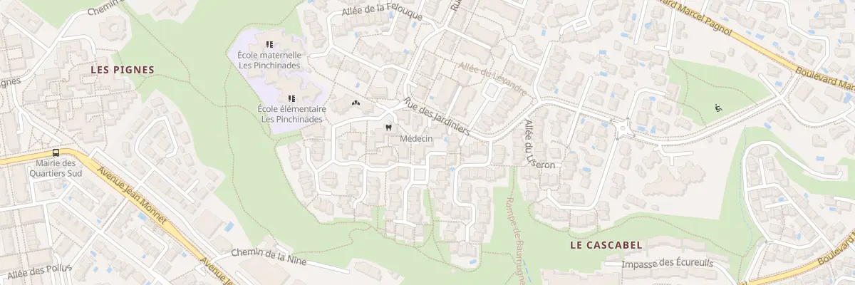Plan du 13 Rue des jardiniers à Vitrolles
