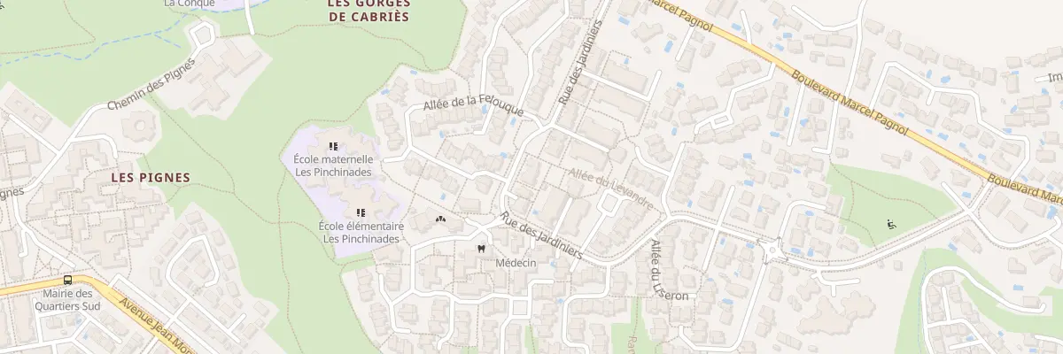 Plan du 16 Rue des jardiniers à Vitrolles