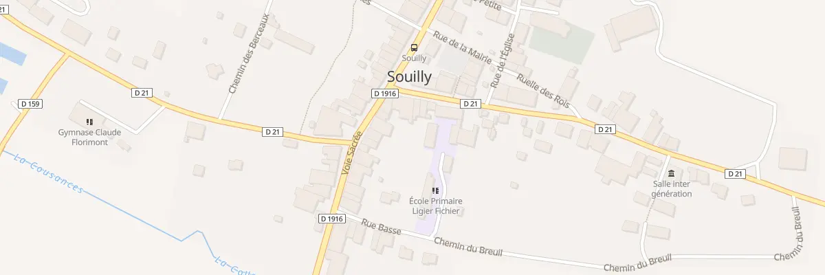 Plan du 4 Rue de Récourt à Souilly