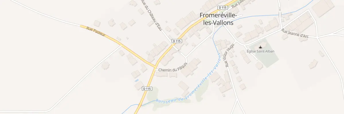 Plan du 4 Rue de Verdun à Fromeréville-les-Vallons