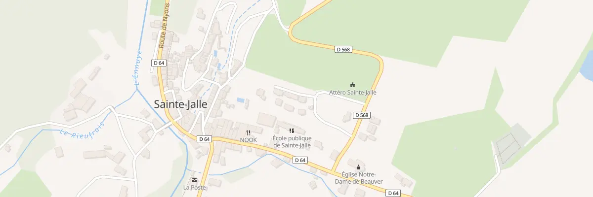 Plan du 5201 Prieure à Sainte-Jalle