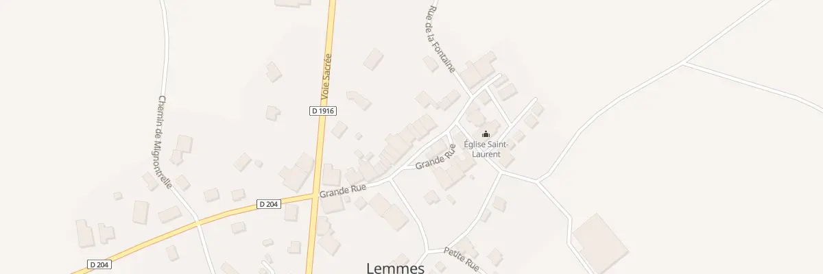 Plan du 7T Gr Grande Rue à Lemmes