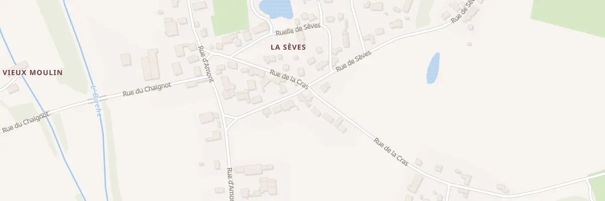 Plan du 7 Rue de Sèves à Échenon