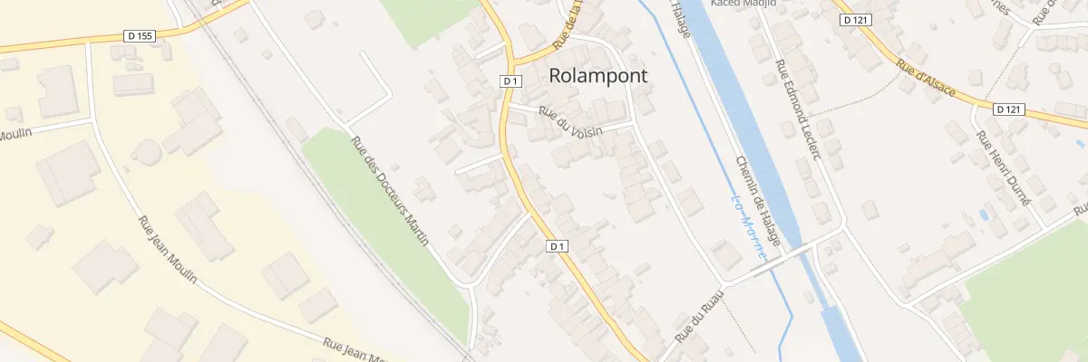 Plan du 82 Rue Mal de Lattre de Tassigny à Rolampont