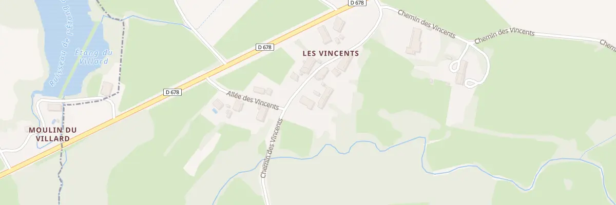 Plan du 209 Che des Vincents à Ratte