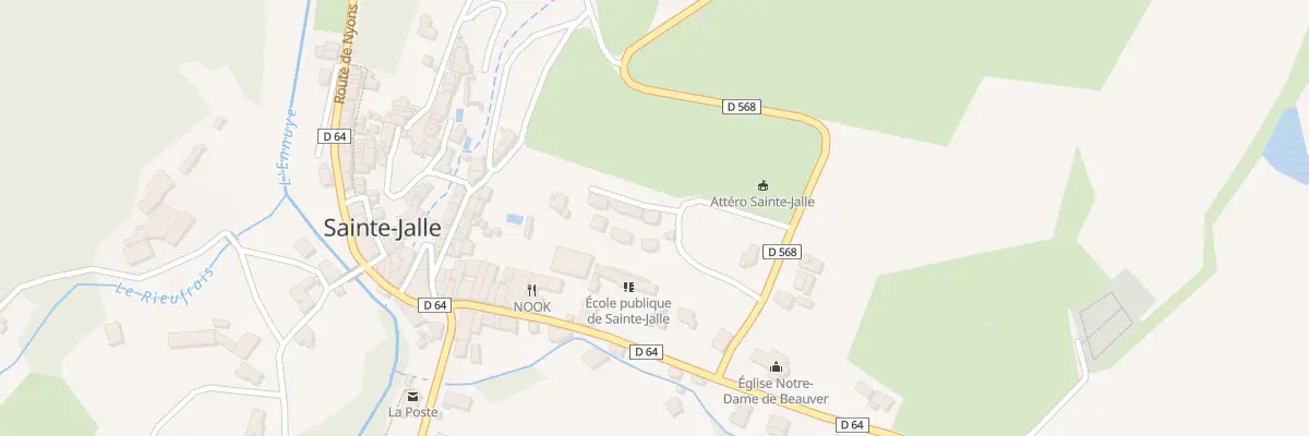 Plan du 5201 Prieure à Sainte-Jalle