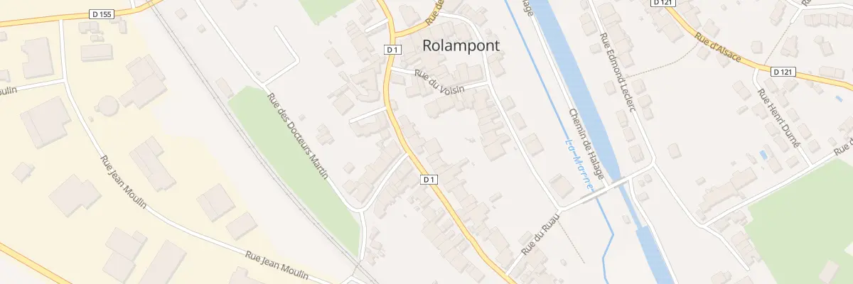 Plan du 80B Rue Mal de Lattre de Tassigny à Rolampont