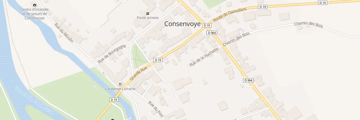 Plan du 13 Gr La Grande Rue à Consenvoye