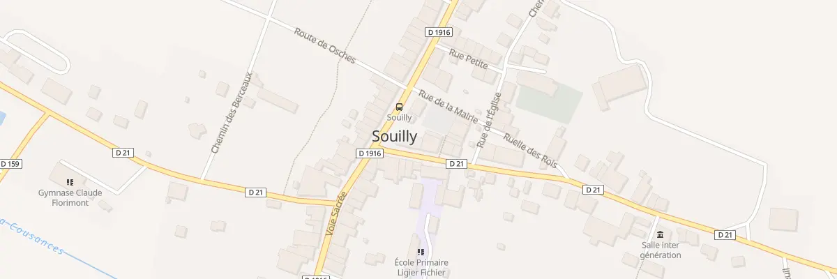 Plan du 3 Rue de Récourt à Souilly