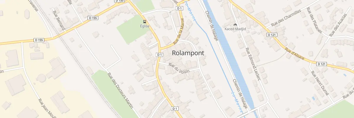 Plan du 1 Rue du Voisin à Rolampont
