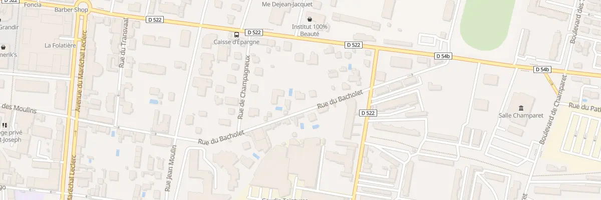 Plan du 17 Rue du Bacholet à Bourgoin-Jallieu