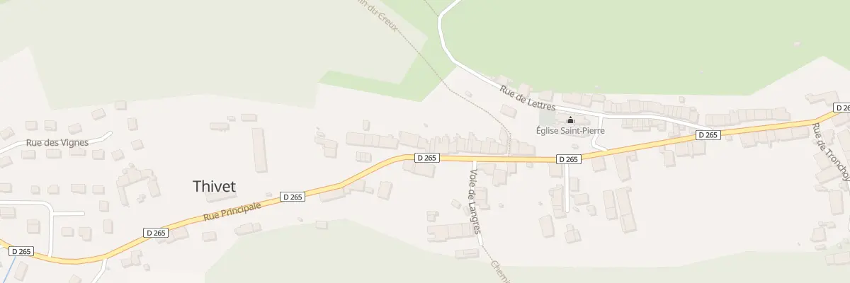 Plan du 19 Rue Principale à Thivet