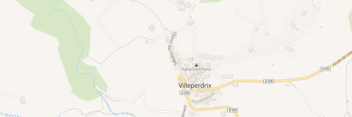 Plan du 5038 Le Village à Villeperdrix