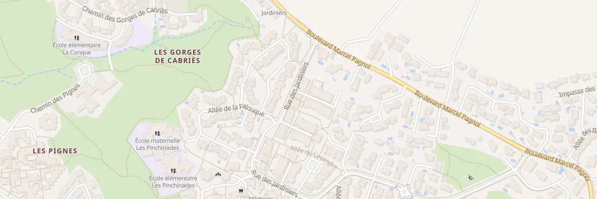 Plan du 36 Rue des jardiniers à Vitrolles