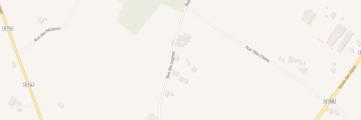 Plan du 598 Rue des Sagnes à Saint-Just-de-Claix