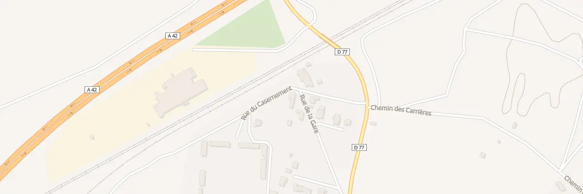 Plan du 1591 Rue de la Gare à Leyment