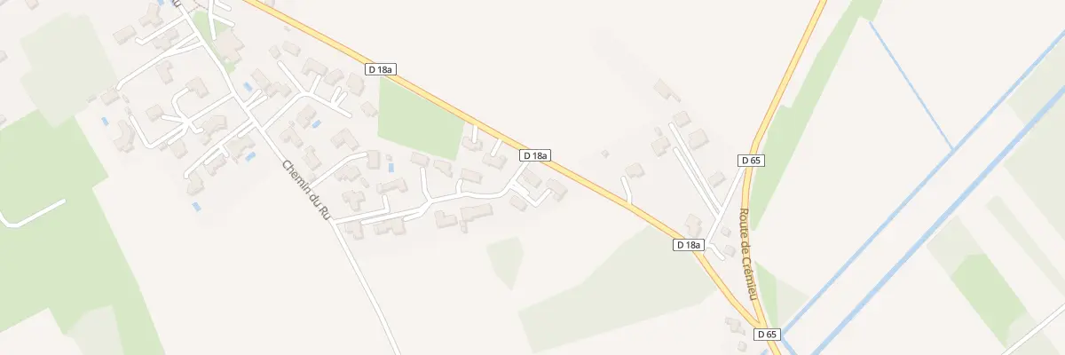 Plan du 9001 Rue de la Gare à Vénérieu