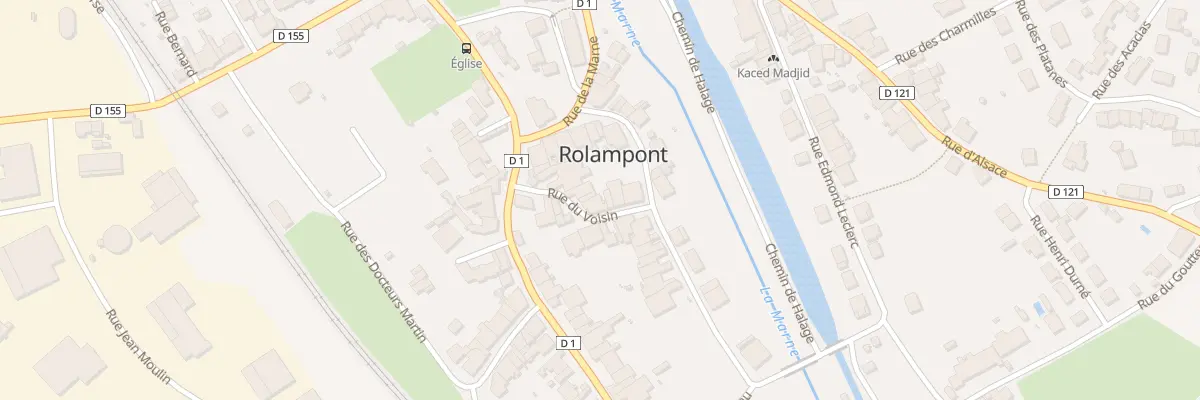 Plan du 5 Rue du Voisin à Rolampont
