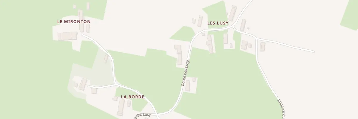Plan du 743 Rte des Lusy à Domsure