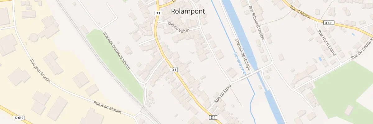 Plan du 72 Rue Mal de Lattre de Tassigny à Rolampont