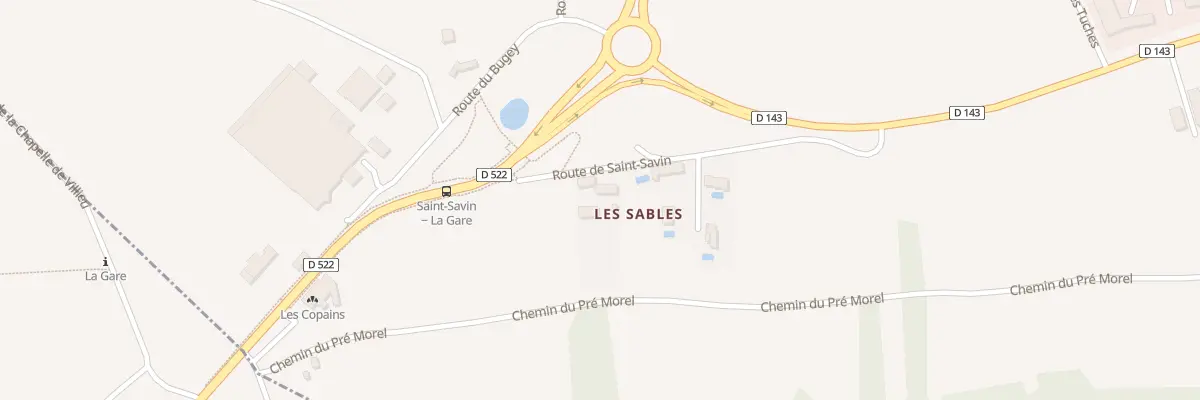 Plan du 1495 Rte de Saint-savin à Saint-Savin