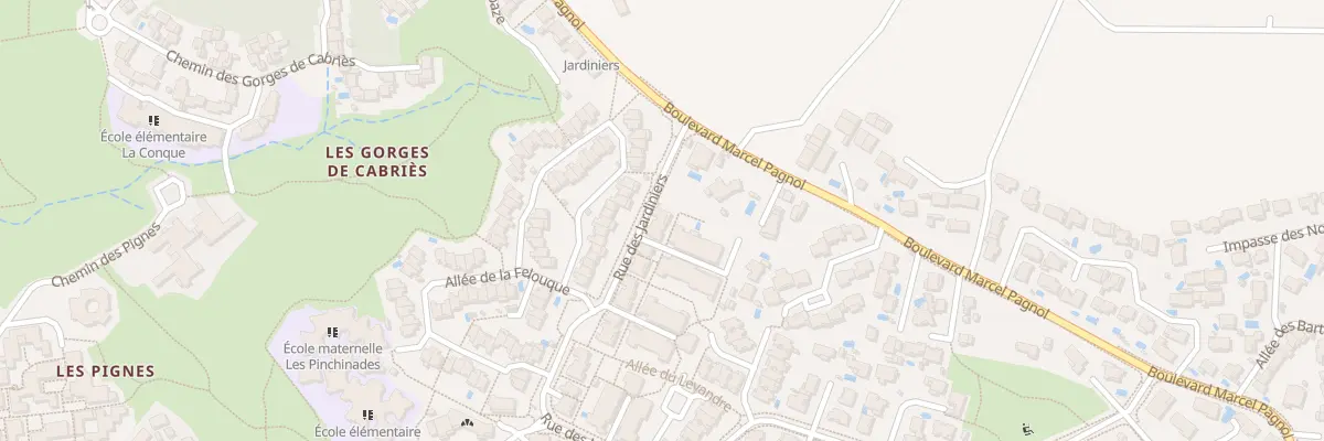 Plan du 38 Rue des jardiniers à Vitrolles