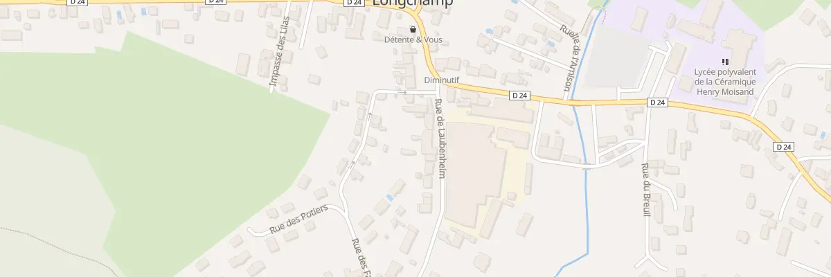 Plan du 6 Rue de Laubenheim à Longchamp