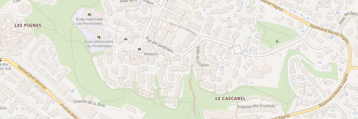 Plan du 3 Rue des jardiniers à Vitrolles