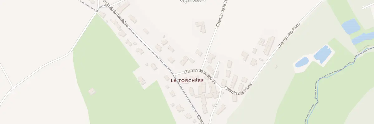 Plan du 55 Che de la Boucle à Saint-Just