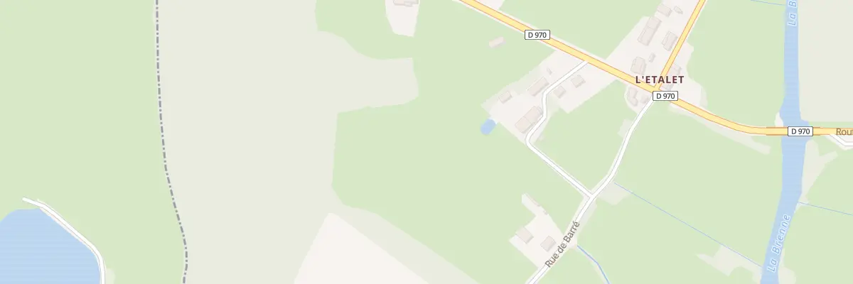 Plan du 2645 Rte de Chalon à Sens-sur-Seille