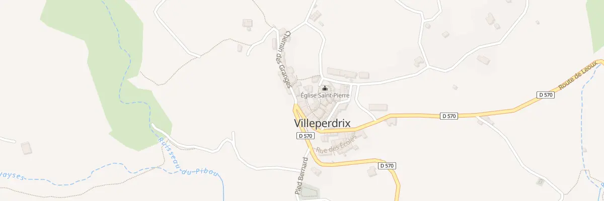 Plan du 5025 Le Village à Villeperdrix
