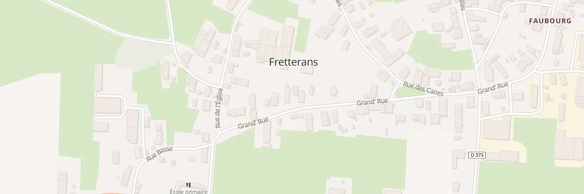Plan du 7 Gr Grand Rue à Fretterans